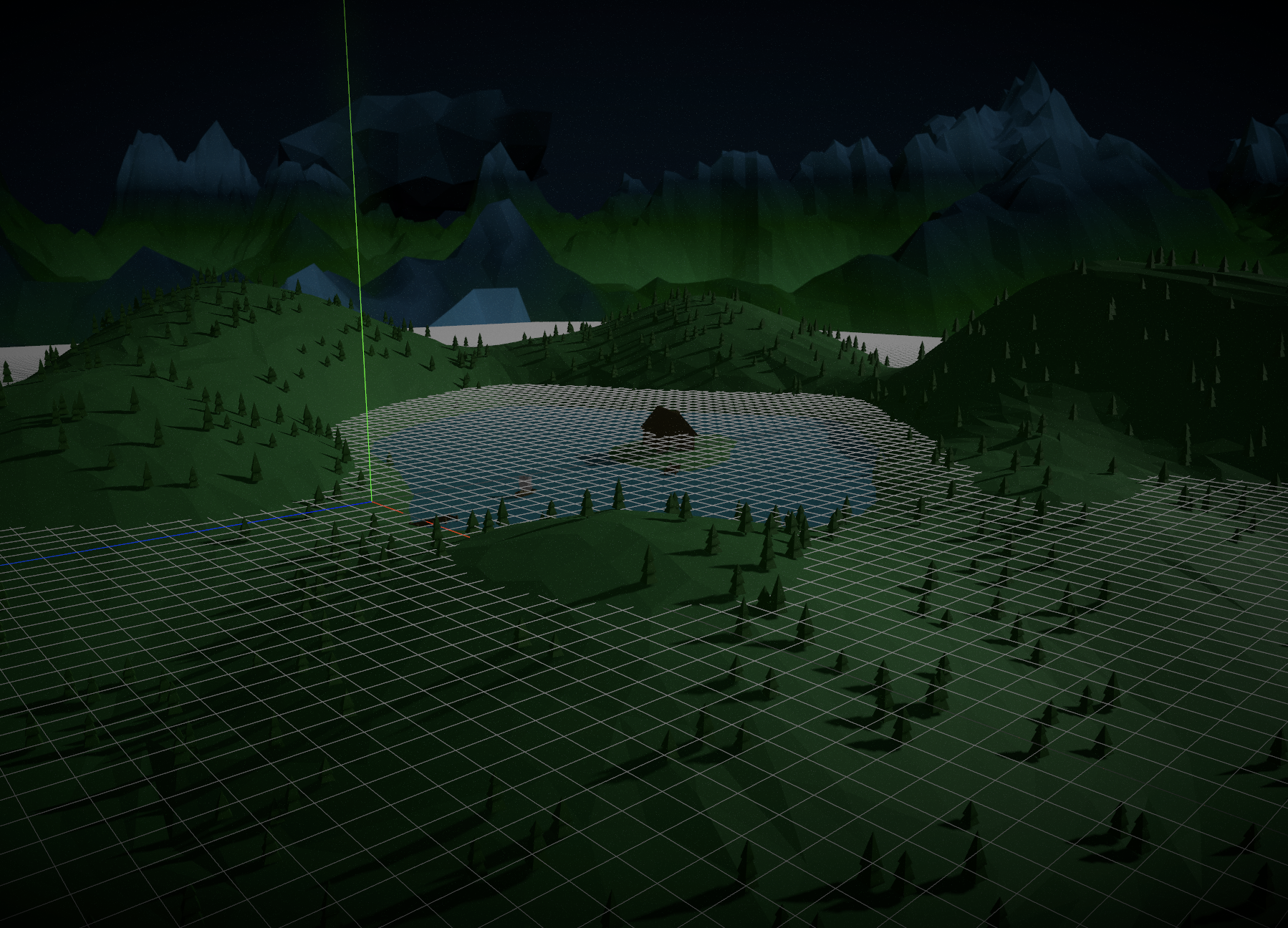 Night version of the environment